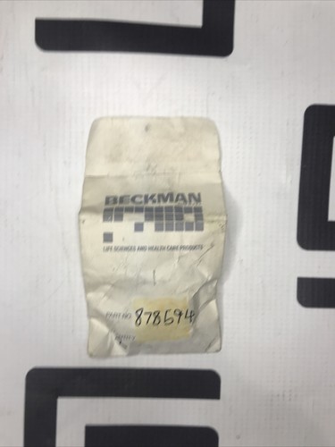 Used Beckman 878594 lot of 2 SPRING LOADED BRUSHES W/ CAPS 166