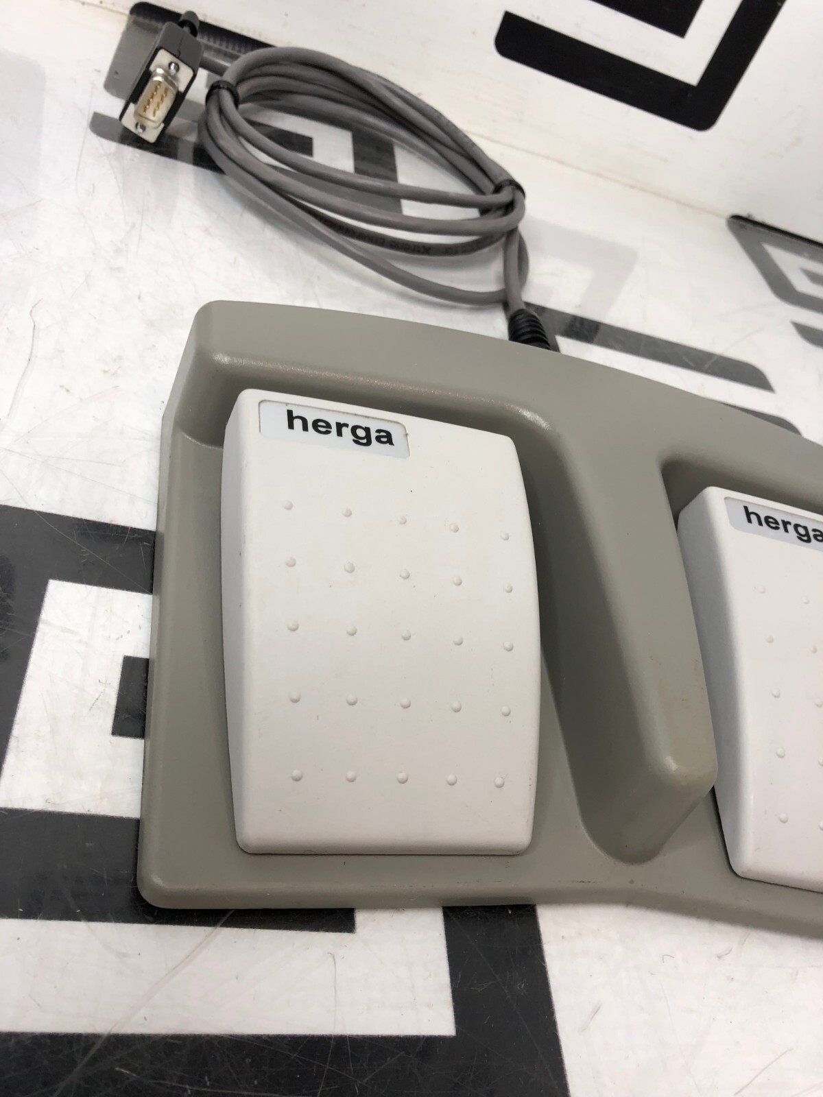 Used Esaote Biosound MyLab Foot Pedal Switch 910 2756 100 Herga Ultrasonic Footswitch