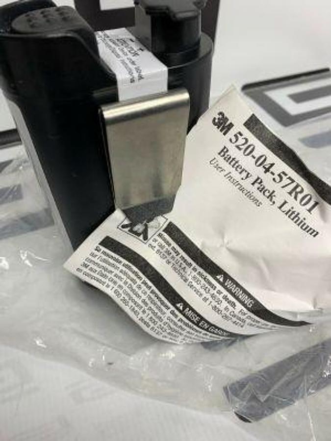 Used 3M OEM Genuine  Respirator Lithium Battery Pack Breathe Easy with BELT CLIP