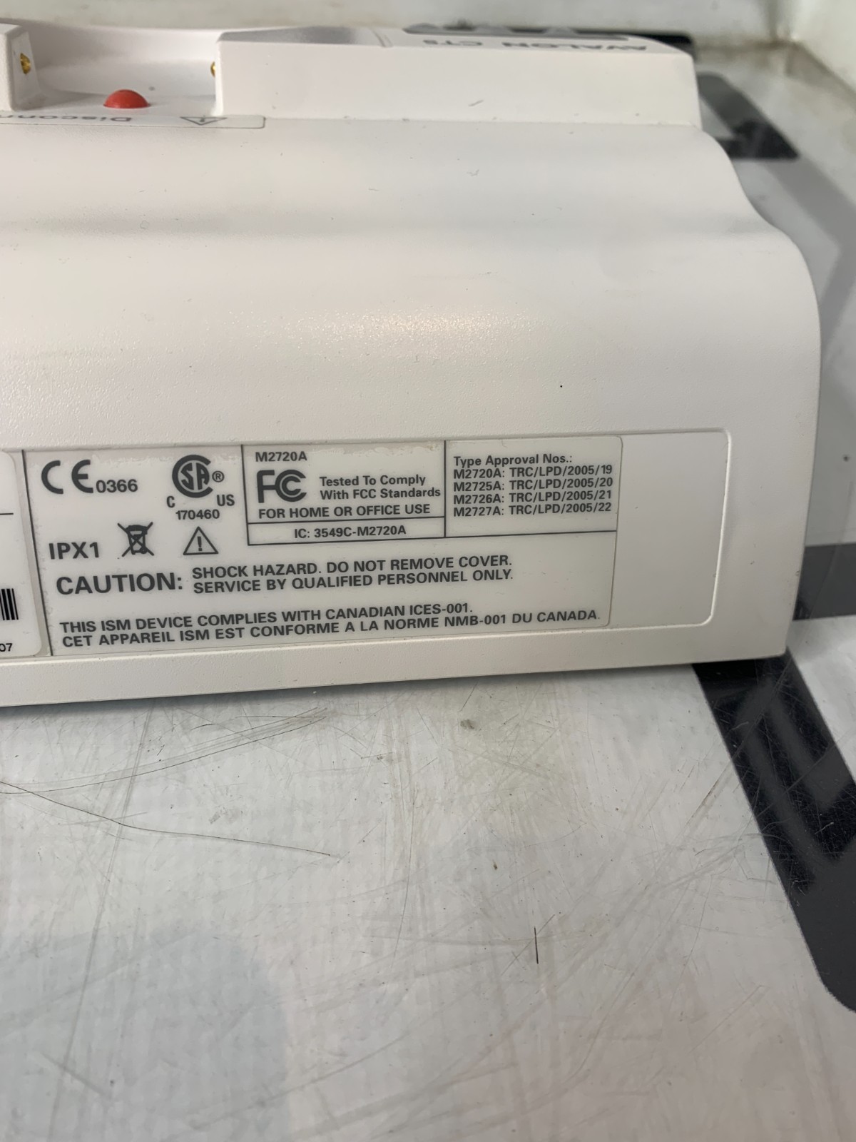 Used Philips M2720A Avalon CTS Cordless Fetal Monitoring Base Docking Station