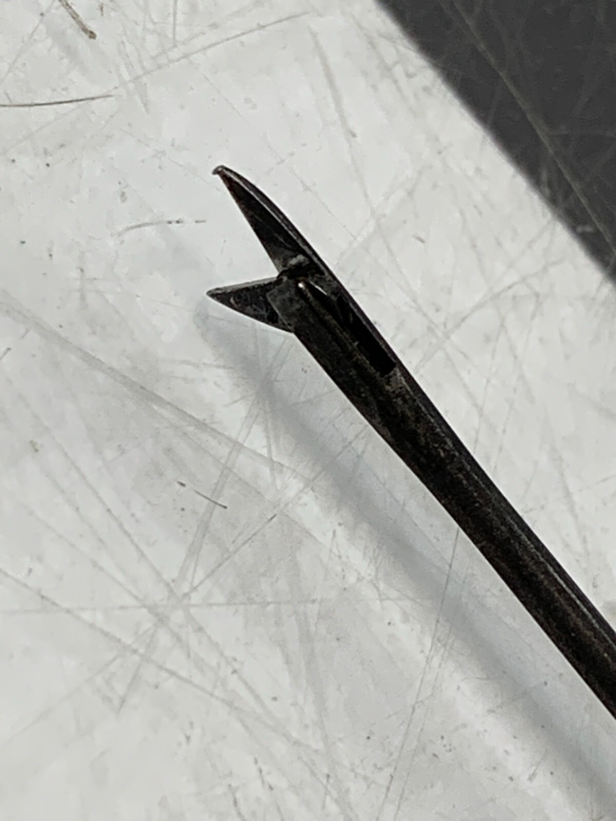 Used Pilling 50-6479 Micro Laryngeal Scissors Horizontal Opening Scissors WARRANTY