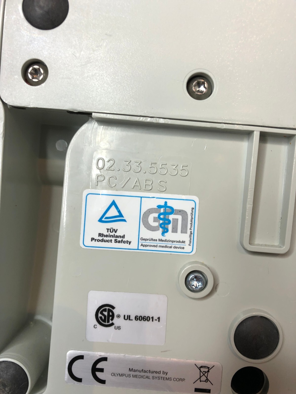 Used Olympus MAJ-1939 Smoke Evacuator Footswitch REF 33.1.57.9.46 Foot Pedal Switch