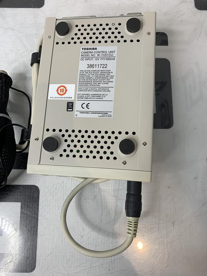 Used Toshiba IK-TU51CU Camera Control Unit w/ Cables TESTED W/ WARRANTY