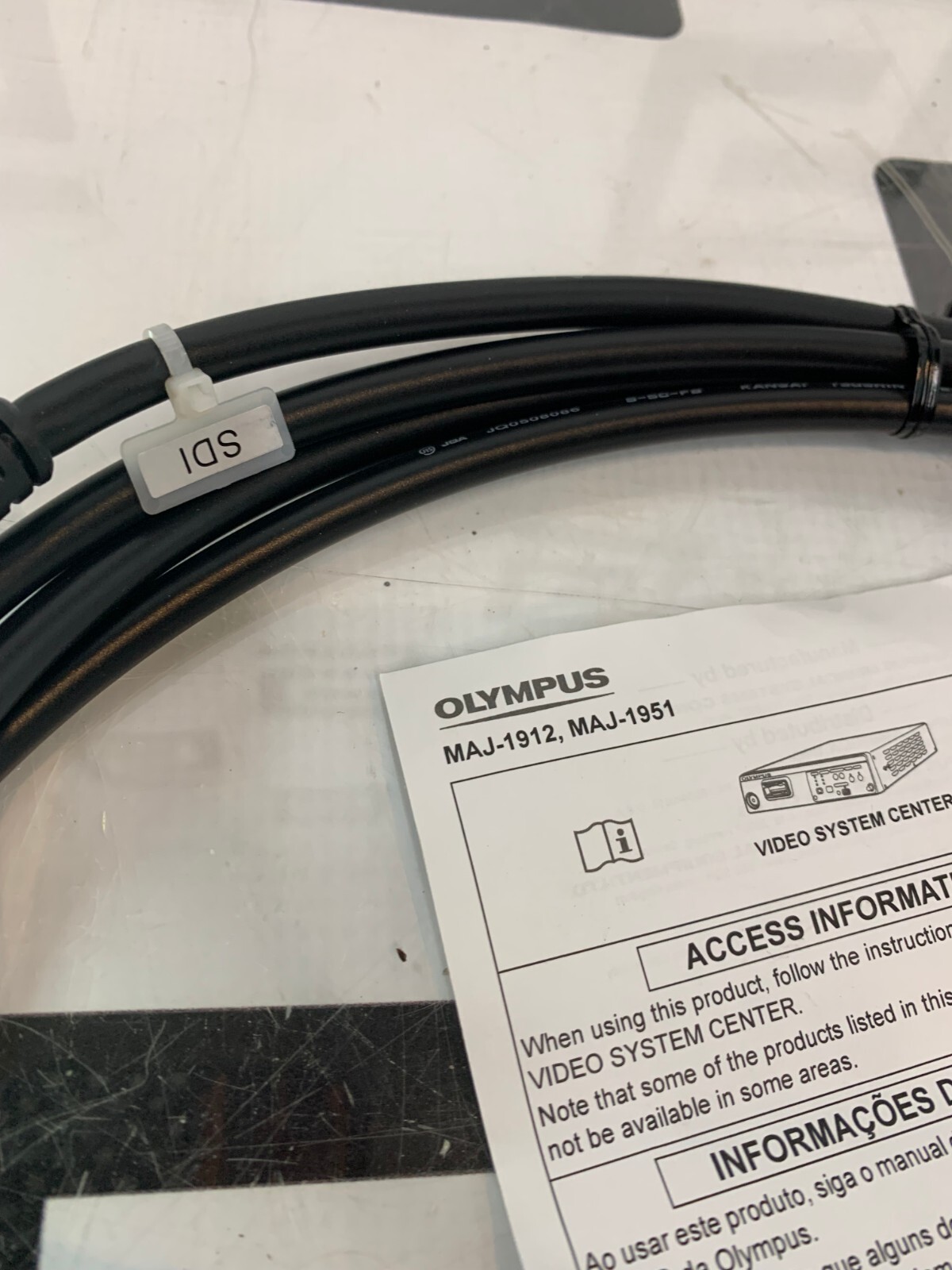 Olympus MAJ-1912 HD SDI Cable, 8FT, BNC to BNC, RGB N3646000 Genuine OEM New
