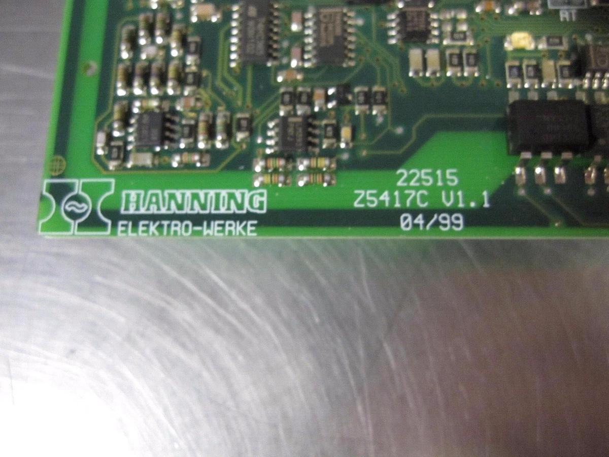 Used HANNING ELEKTRO-WERKE PCB ASSY MOTOR BOARD EPPENDORF 5417C