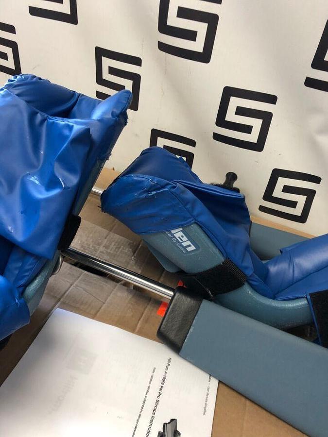 Used Stirrup Set Left   Right / Integrated Surgical Table Clamp