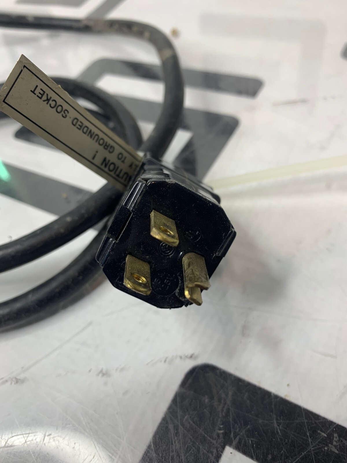 Used Gendex Orthoralix DDE 9200 Pan 15A 125V Power Supply Cord Cable Hubbell 117 VAC