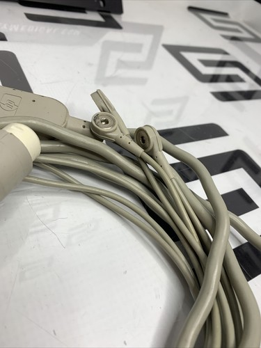 Used HP Philips M1733A One Piece ECG EKG Cable; 03 Leads, SNAP, AHA OEM