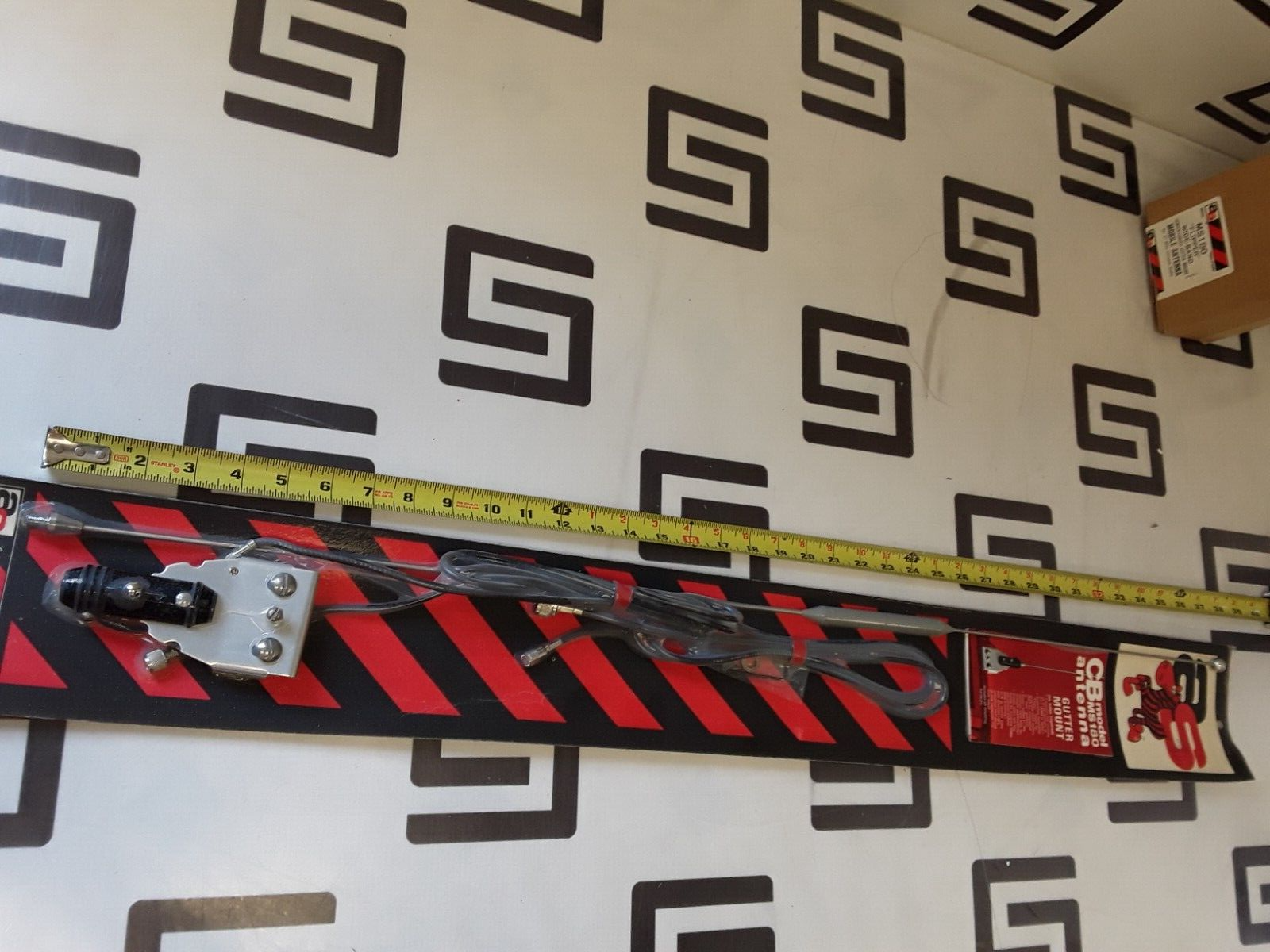 NOS Vtg Antenna Specialists MS180 CB Gutter Mount Kit 40-Channel Ham Radio VSWR