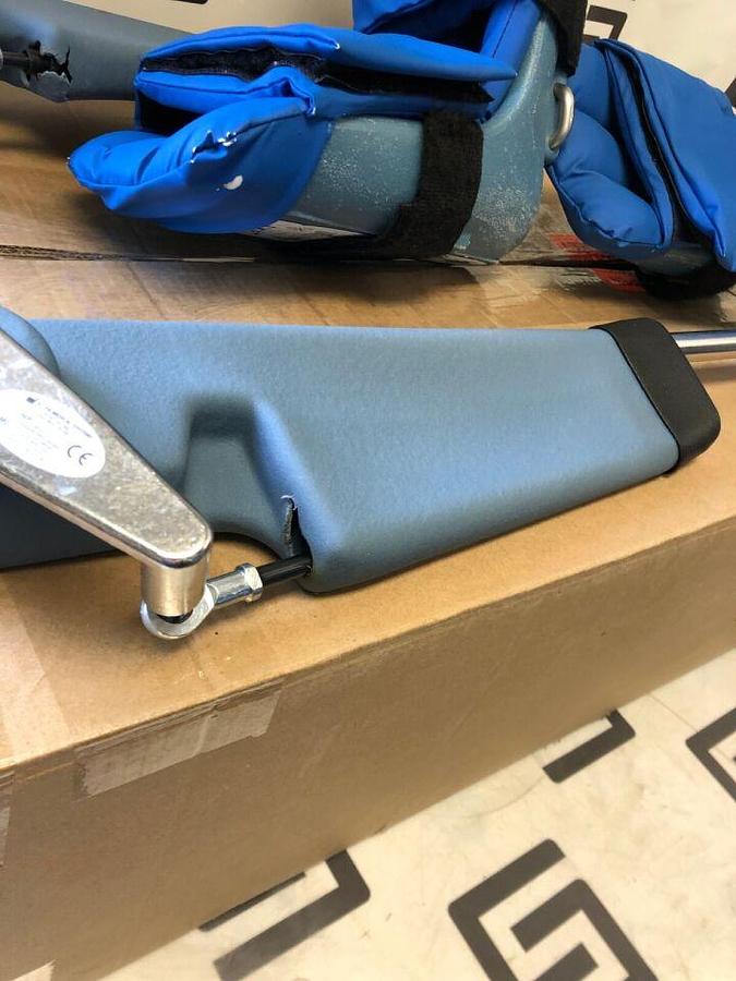 Used Allen A-10052 PAL Pro Stirrup Set Left + Right   Integrated Surgical Table Clamp