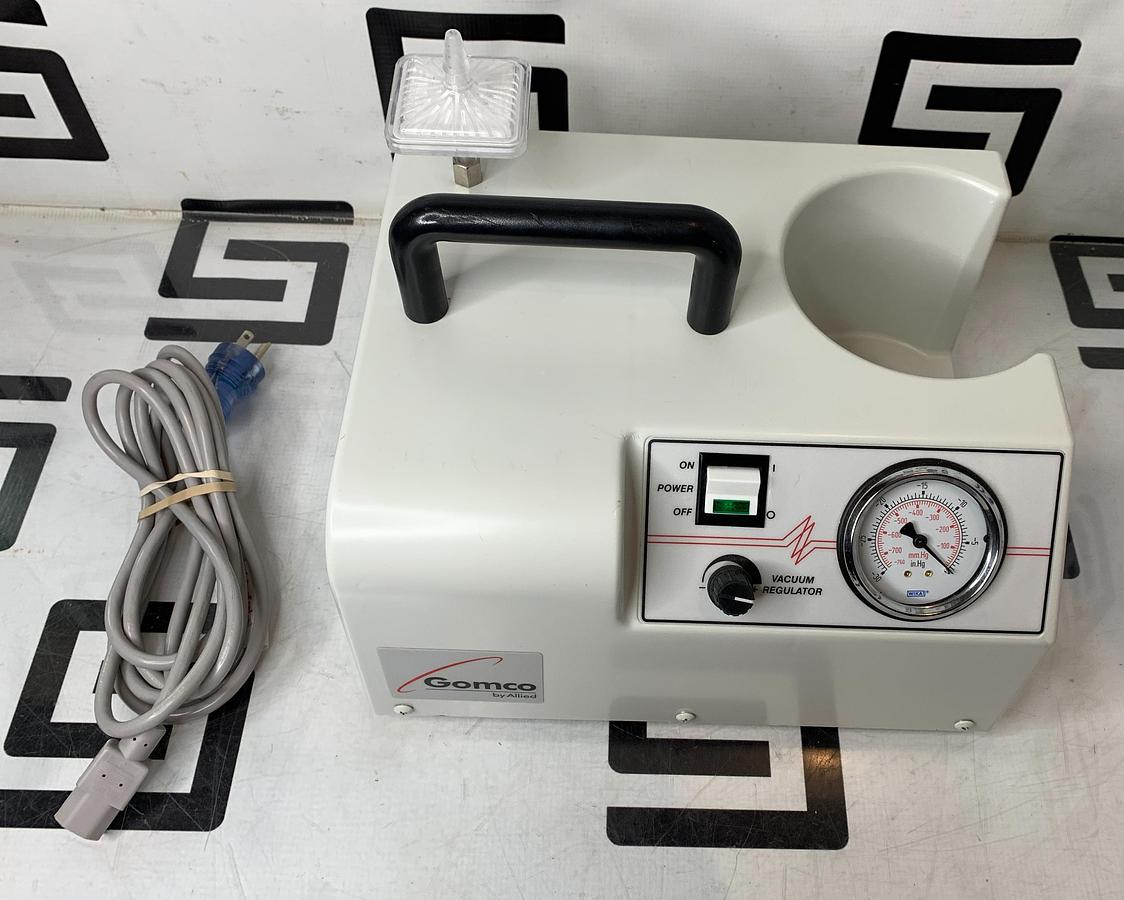 Used Gomco 4005 Pump Vacuum Allied Healthcare Portable Model Suction Unit CANISTER