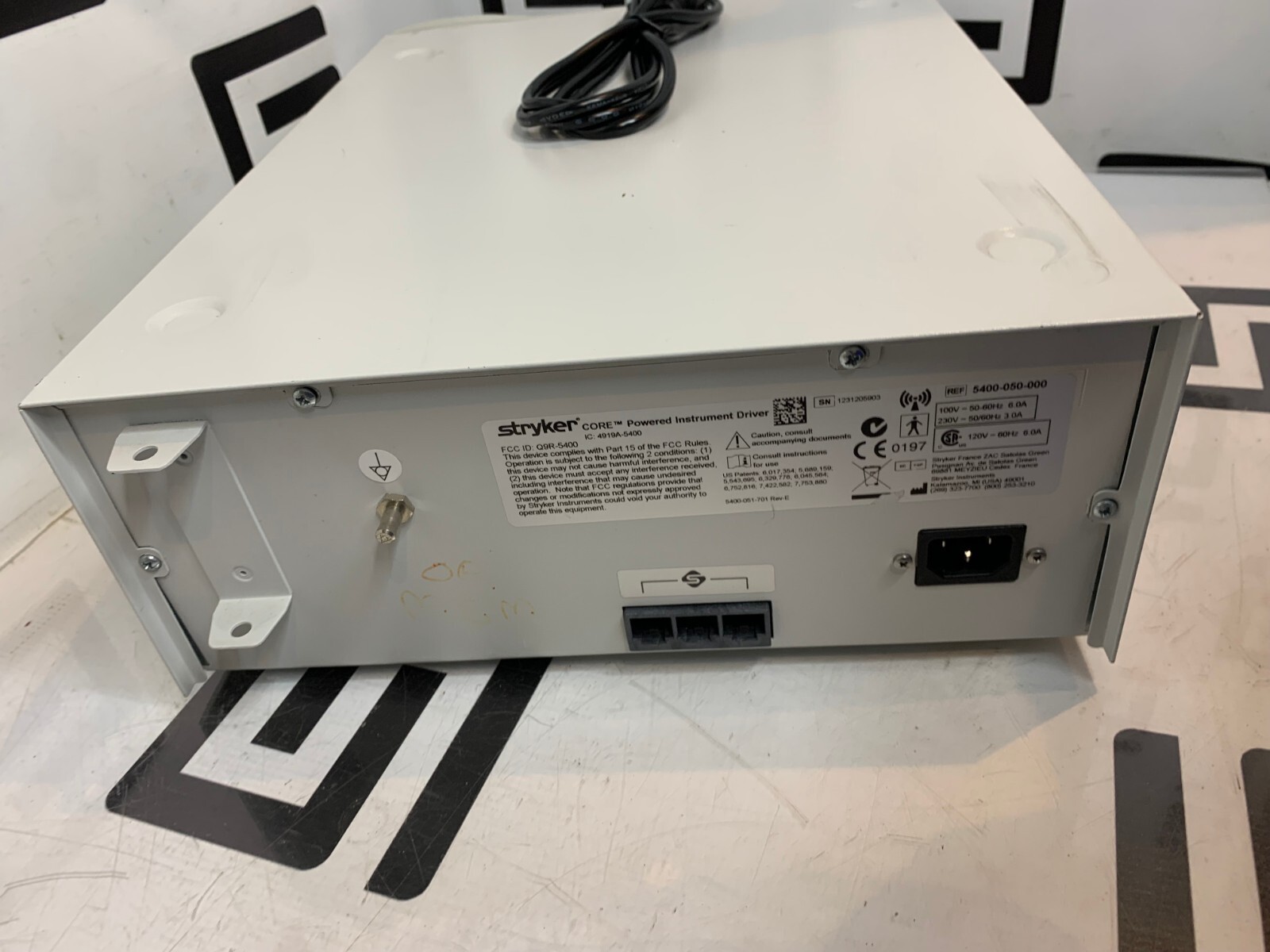Used Stryker 5400-50 Core Powered Instrument Driver Arthroscopy Console 5400-050-000