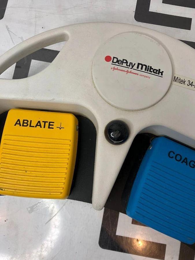 Used DEPUY MITEK DePuy 34-A Wireless Footswitch Footpedal 227214 REF 792025 Foot Pedal