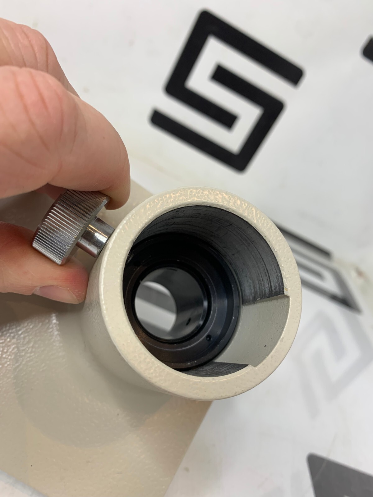 Used Nikon Diaphot Microscope T V Relay  lens 1x/16