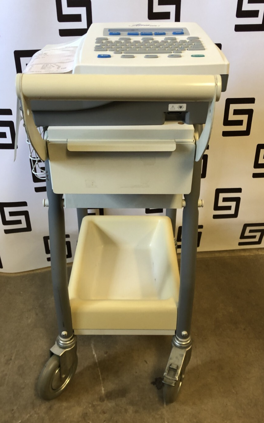 Used Burdick CARDIAC SCIENCE Atria 3100 6100 STANDARD DUTY ECG CART 3000