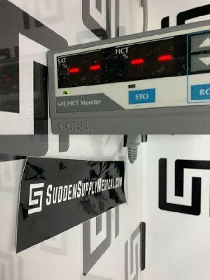 Used COBE orin Group  SAT/HCT Monitor 050280000 Medical Surgical Pump Unit SAT HCT