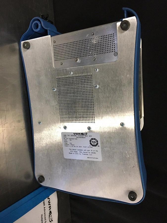 Used VWR Advanced Magnetic Hotplate Stirrer 7 x 7 120v Ceramic 76447-052