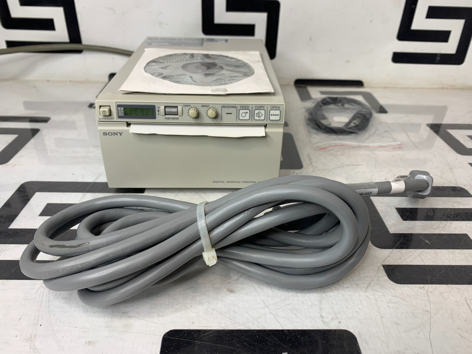 Used Sony UP-D897 Thermal Printer Digital Graphic Medical B&W Driver TESTED WARRANTY