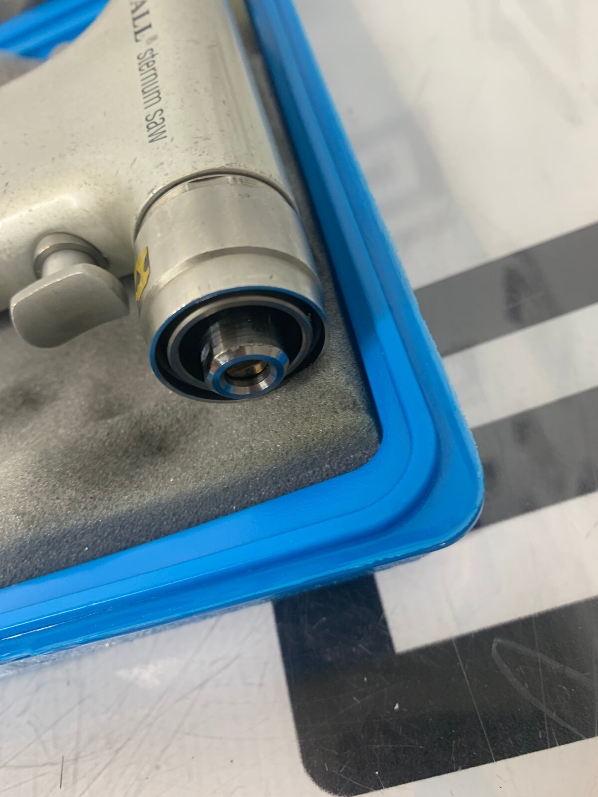 Used Hall 5059-05 Sternum Saw Surgical Handpiece w/ Case & 5059-07 Wrench WARRANTY