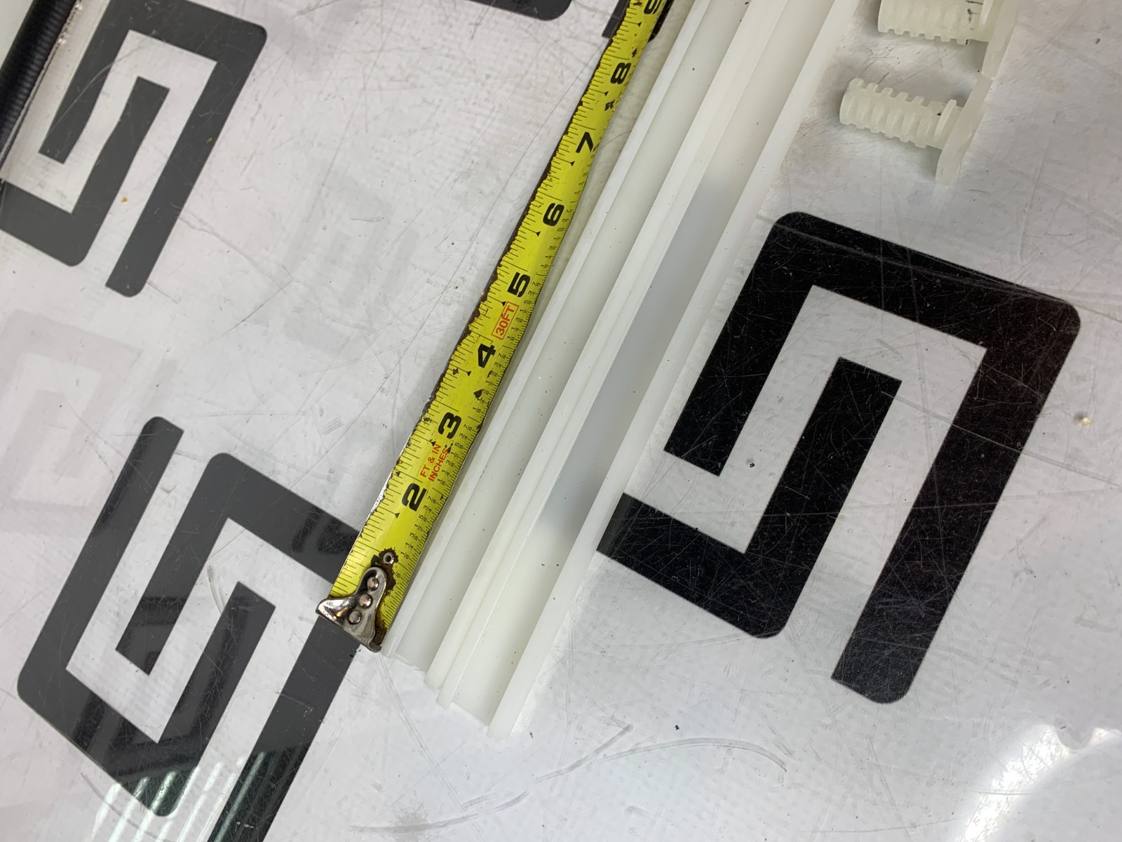 Used ASP Sterrad 100S Sterilizer 90-03638-0-002 Chamber Support Guide Rail Kit Assy