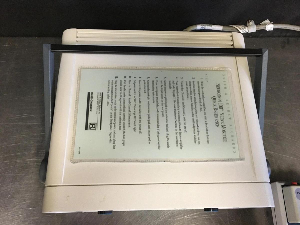 Used Magstim Neurosign 100 Neuromonitoring-System Nerve Monitor and Pre-amplifier Pod