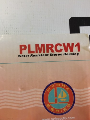 Used Pyle PLMRCW1 White Water Resistant Radio Stereo Housing Hydra Series Protector