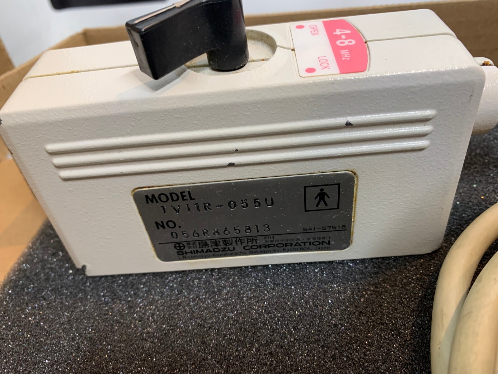 Used Shimadzu Transvaginal 2D Endocavity Transducer Probe TV11R-055U 4-8Mhz WARRANTY