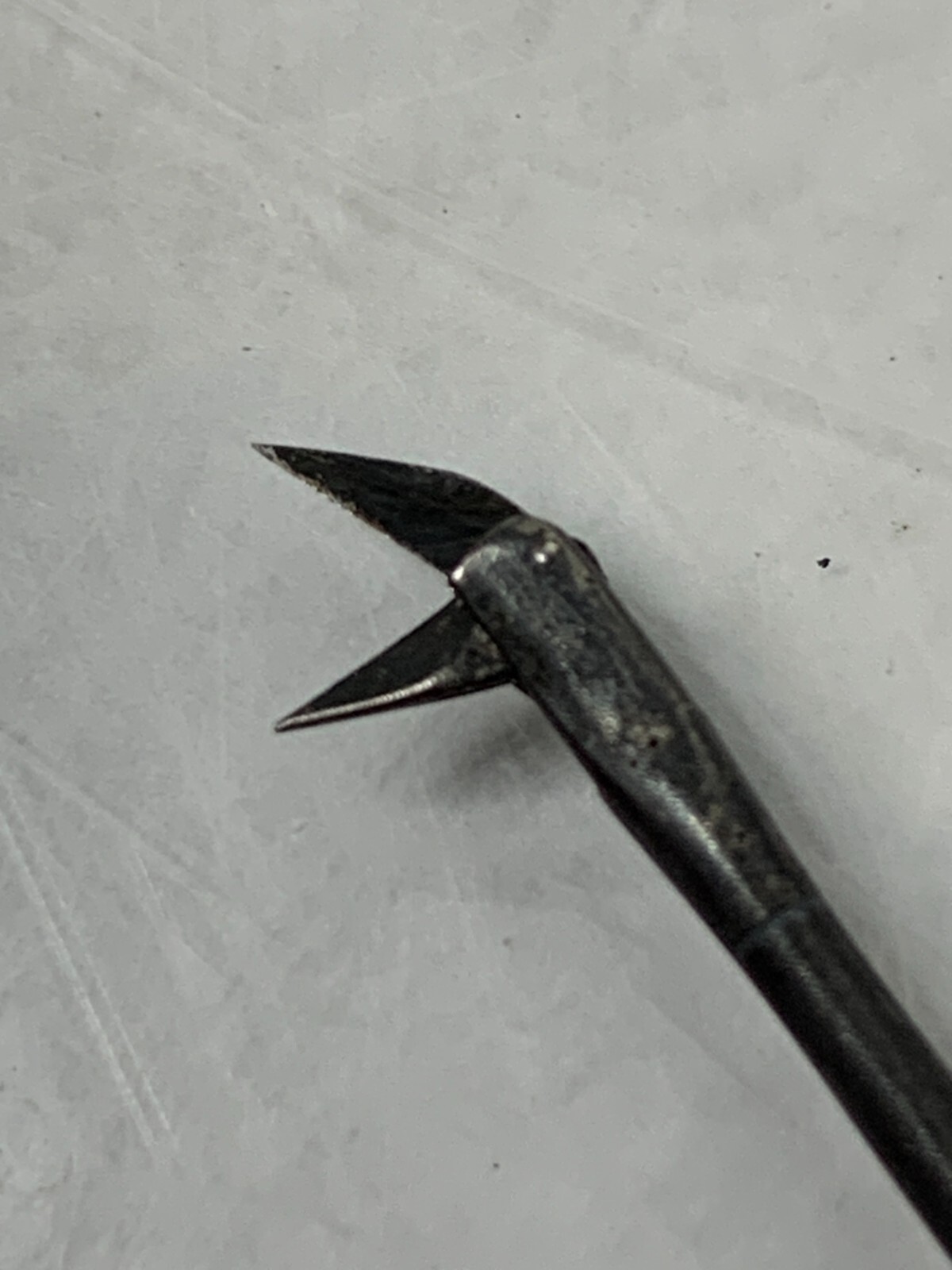 Used Pilling 50-6477 Micro Laryngeal Scissors Up Angle WARRANTY