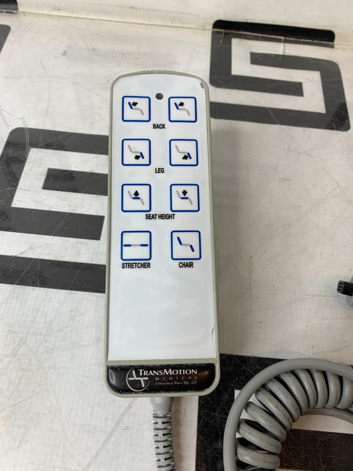 Used TransMotion TMM3 TMM4 TMM5 Control Controller Pendent 8 Button Chair TMS-2143-03