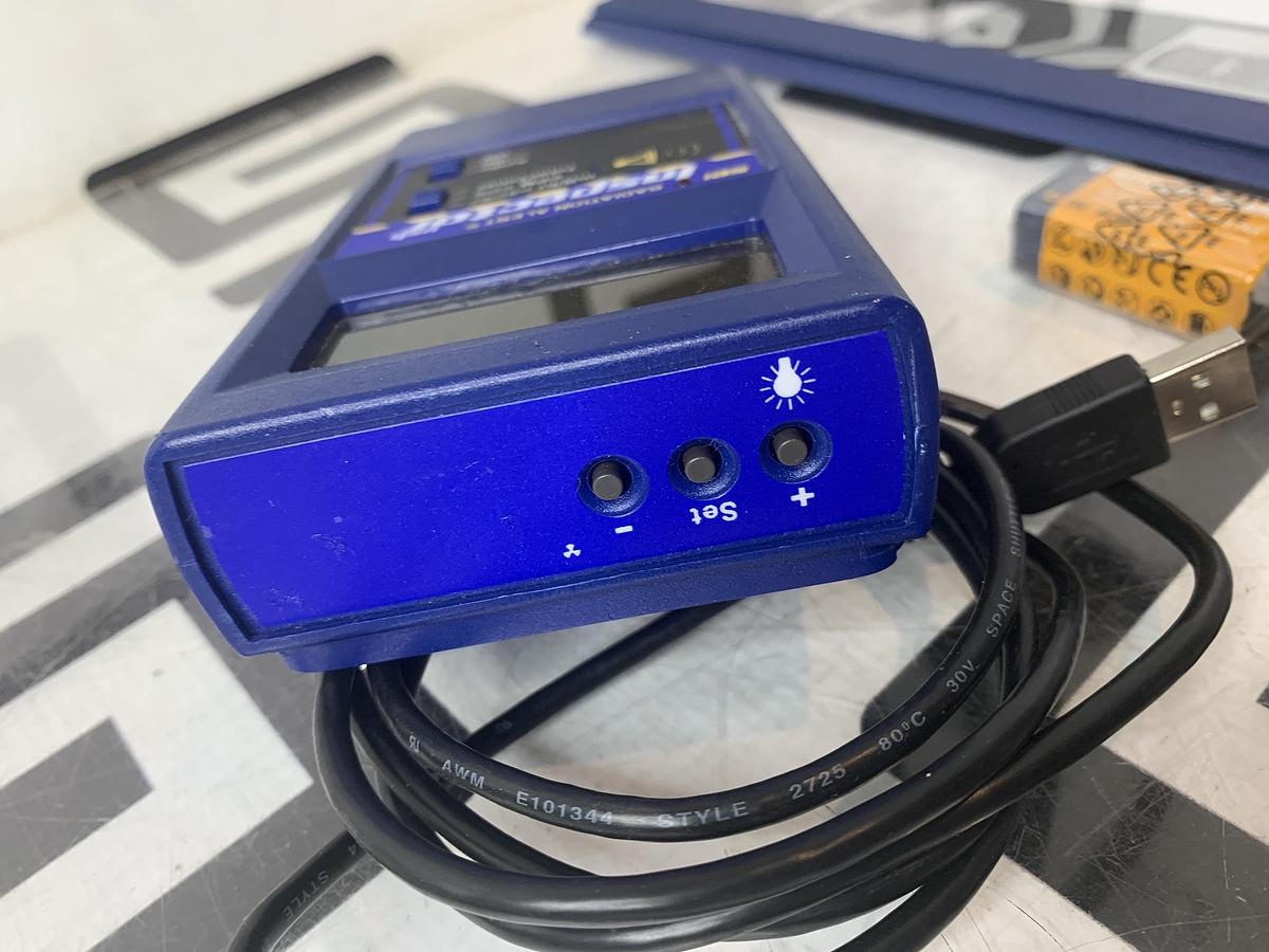 Used SE International Radiation Alert Inspector USB Geiger Counter w/ New Battery, Cable