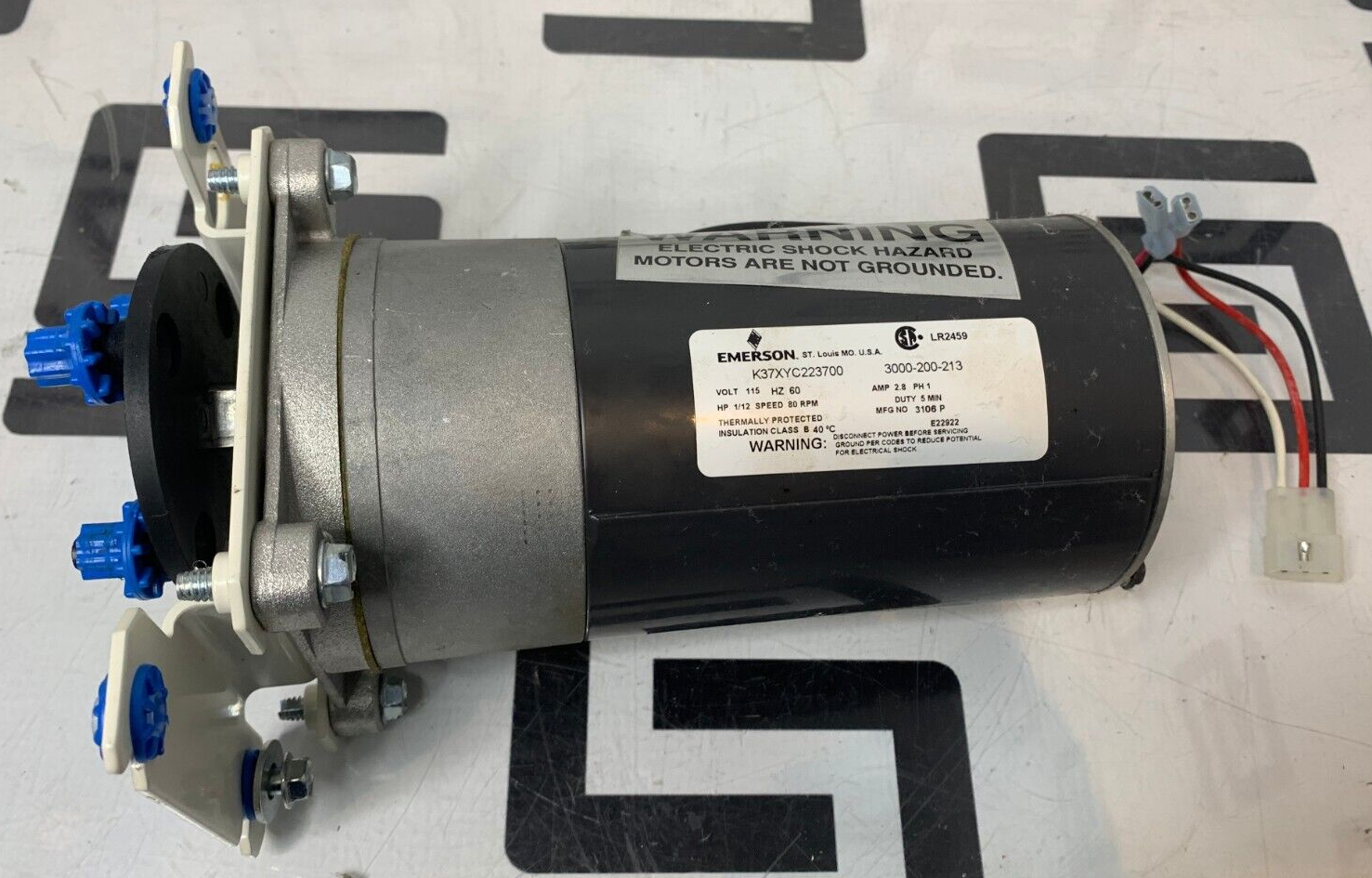 Used Emerson K37XYC223700 Stryker 3000-200-213 Electric Bed Motor T170695 WARRANTY A