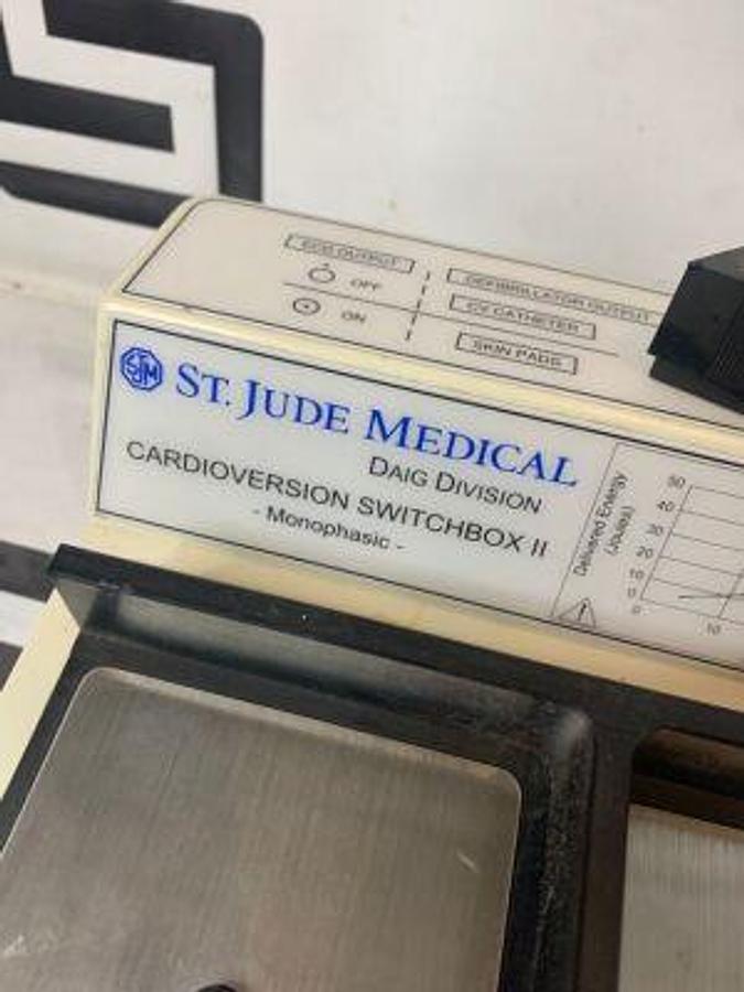 Used ST JUDE Cardioversion Switchbox II 2 REF 401797
