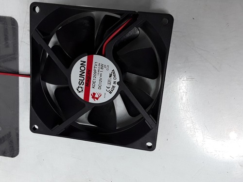 Used SUNON Cooling Fan KDE1209PTV1 9025 12V 1.8W 9CM 90x90x25mm 3.6"x3.6"x1"