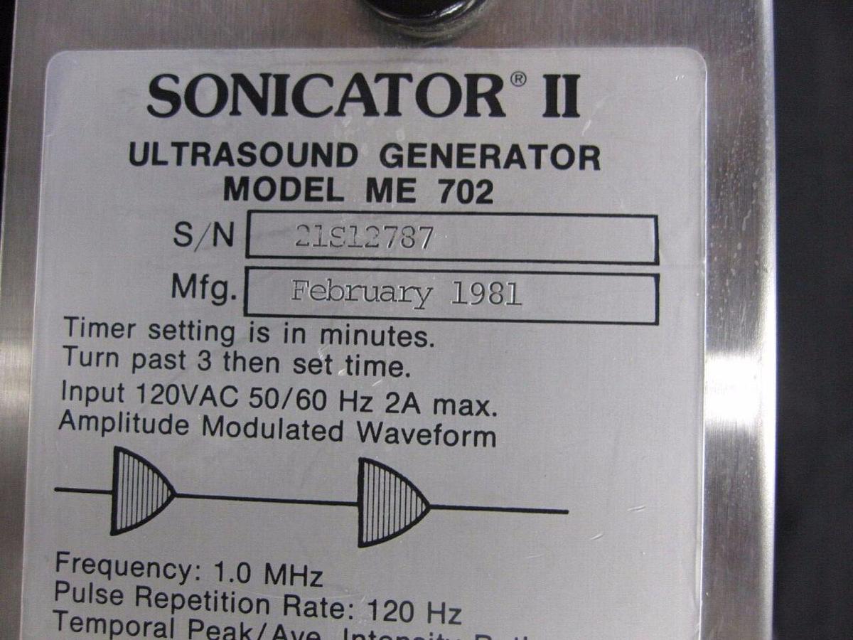 Used METTLER Sonicator II