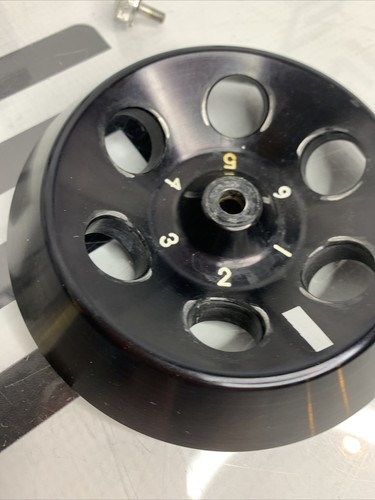 Used CLAY ADAMS COMPACT II 420225 0225 CENTRIFUGE 6 PLACE ROTOR 421320 & SCREW 421261
