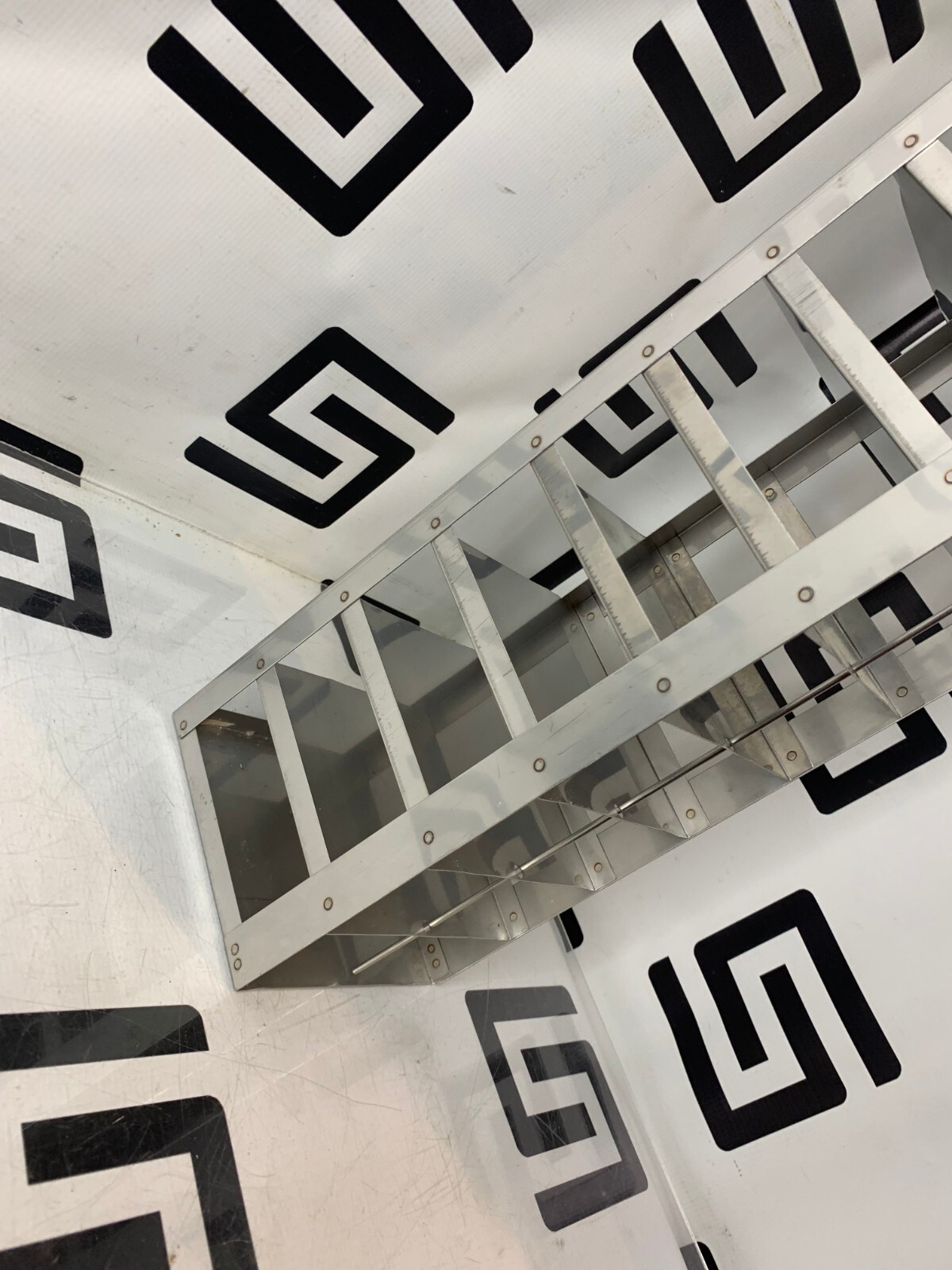 Used Chest Freezer Vertical Rack Stainless Steel 13 Box Capacity 2” Box 5.25 x 5.25