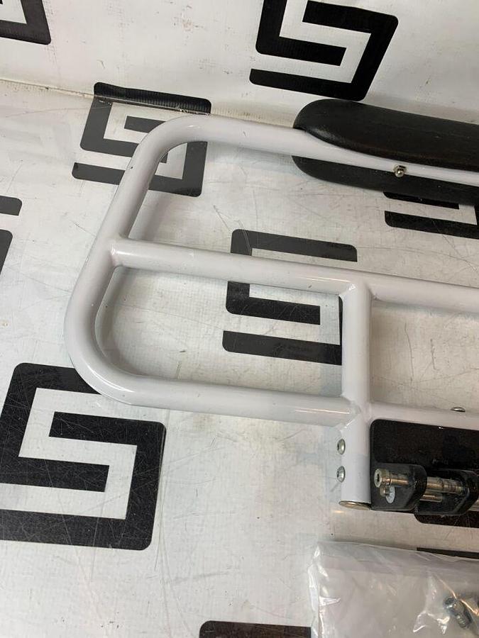 Used Left Rail Side Hinge & Latch Assembly