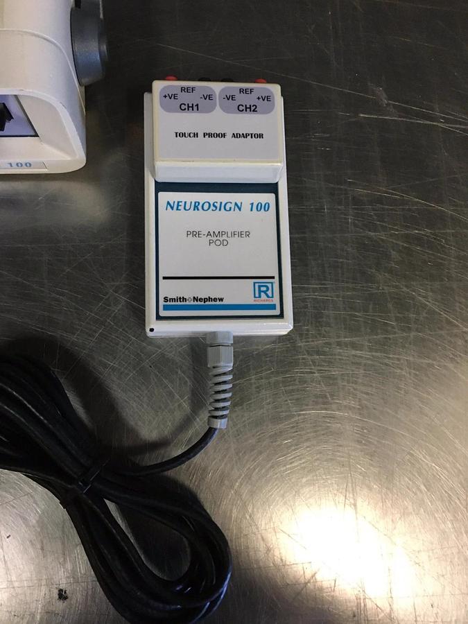 Used Magstim Neurosign 100 Neuromonitoring-System Nerve Monitor and Pre-amplifier Pod