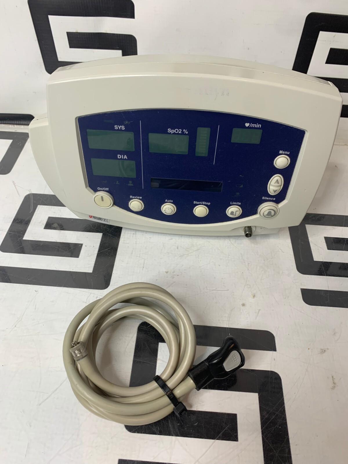 Used Welch Allyn 53S00 Vital Signs Monitor NIBP BP Blood Pressure 300 Series SPO2