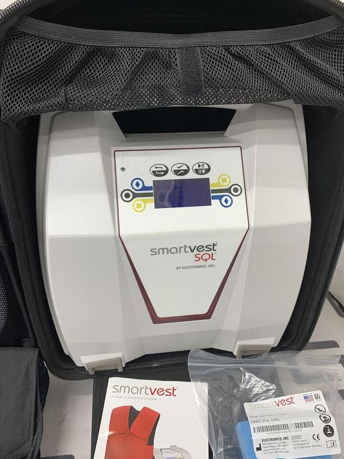 Used SMARTVEST LOW 6 Hours DEMO Unit SQL Airway Clearance Therapy Device System W/ LTU  Adult Large