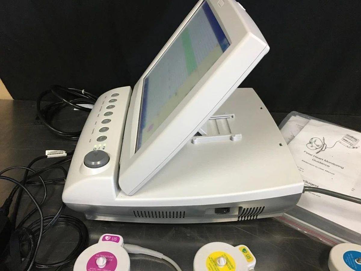 Used Cooper Surgical F9 Fetal & Maternal Heart Rate Monitor MS9-108022 W/ Transducers