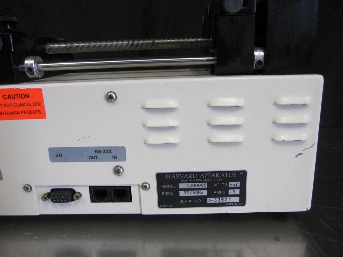 Used Harvard Apparatus 55-1144 Laboratory Syringe Infusion Pump - Movement Issues
