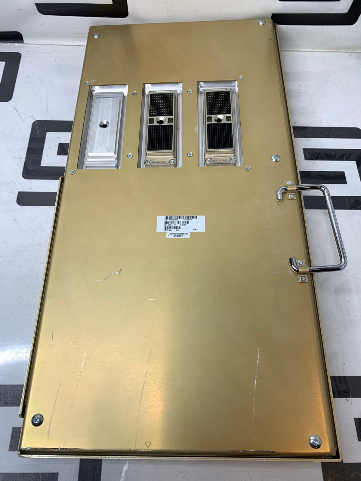 Used SIEMENS ACUSON X150 G40 X CLASS TI BOARD MODEL 10010006 PROBE CONNECT ASSY BOX