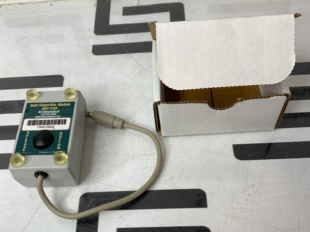 Used BC Biomedical MSP-2100 SpO2 Fingersim Module for NIBP-1030 NIBP-1020