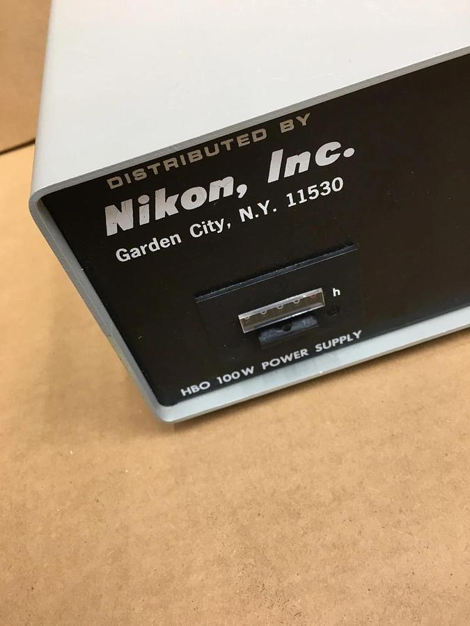Used NIKON 78591 HBO 100W POWER SUPPLY MODEL MICROSCOPE LAMP POWER SUPPLY