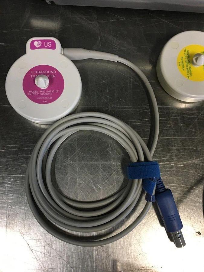 Used Cooper Surgical F9 Fetal & Maternal Heart Rate Monitor MS9-108022 W/ Transducers
