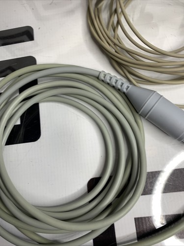Used OEM Mindray 0012-00-1255-01 & 5 Leadwire Set Lead Snap ECG EKG Trunk 3  Cable
