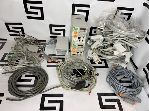 Used Fukuda Denshi DataScope Expert Super HS-500 Module HR-500 Recorder Cables EXTRAS