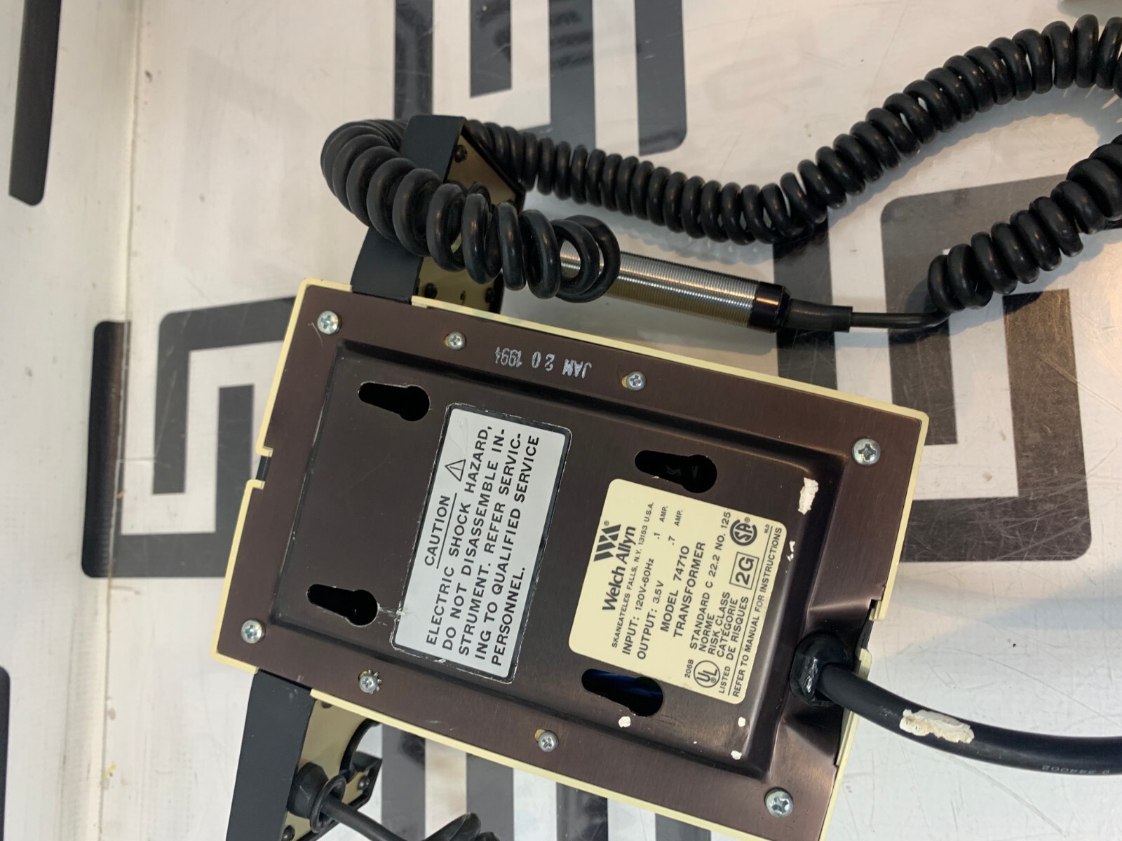 Used Welch Allyn 74710 Series Transformer Otoscope Ophthalmoscope Left Side Only Work