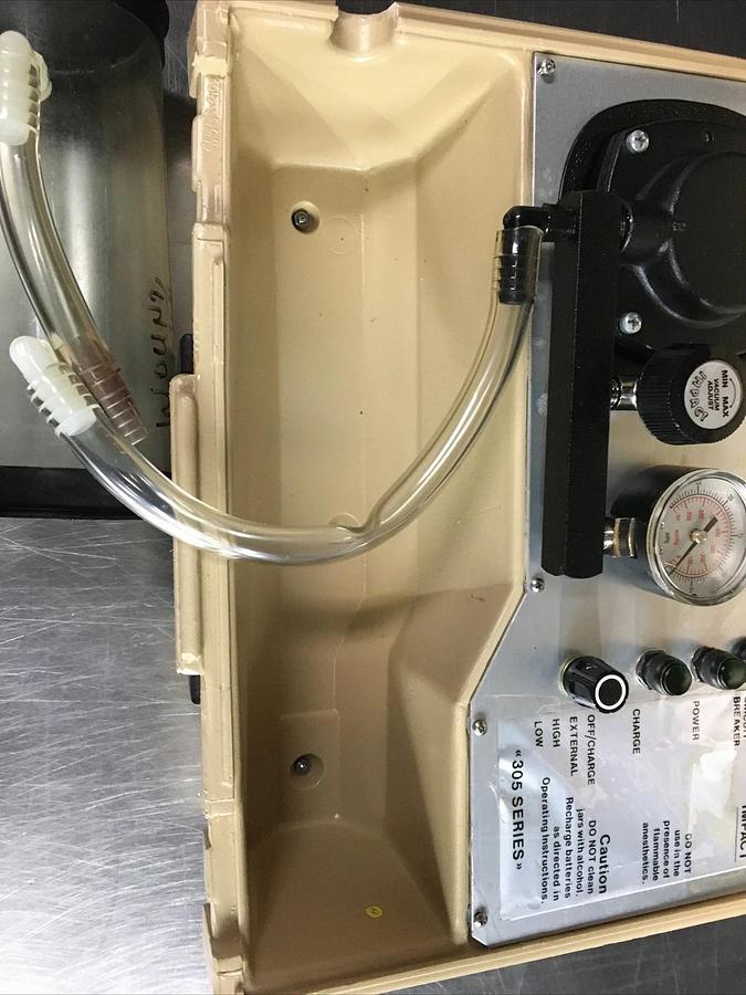 Used Impact Instrumentation 305 Series Portable Aspirator Emergency Suction Pump